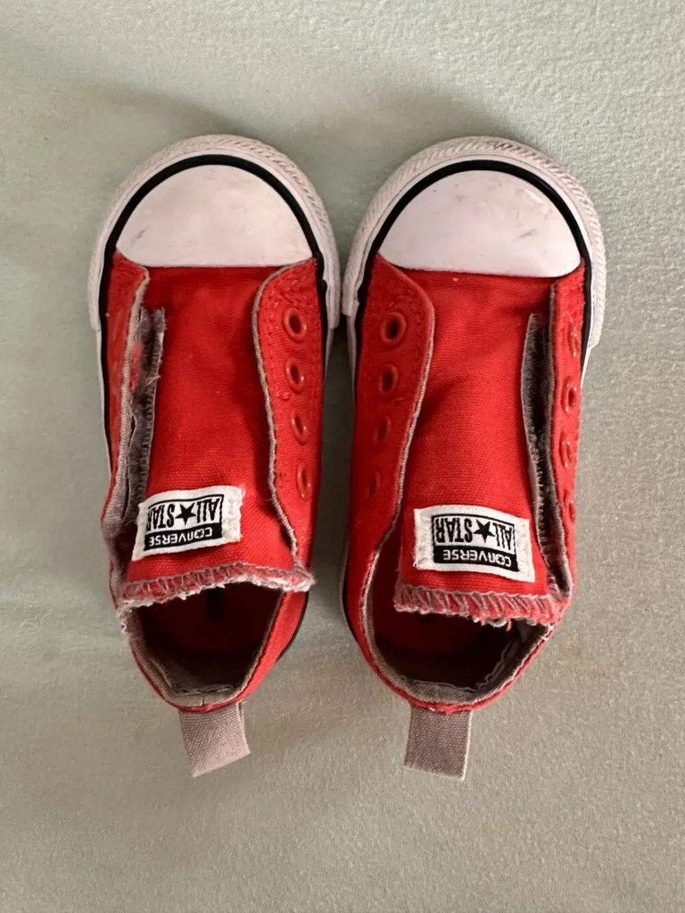 Converse - All Star Red Velcro Toddler Sneakers - Great Condition!